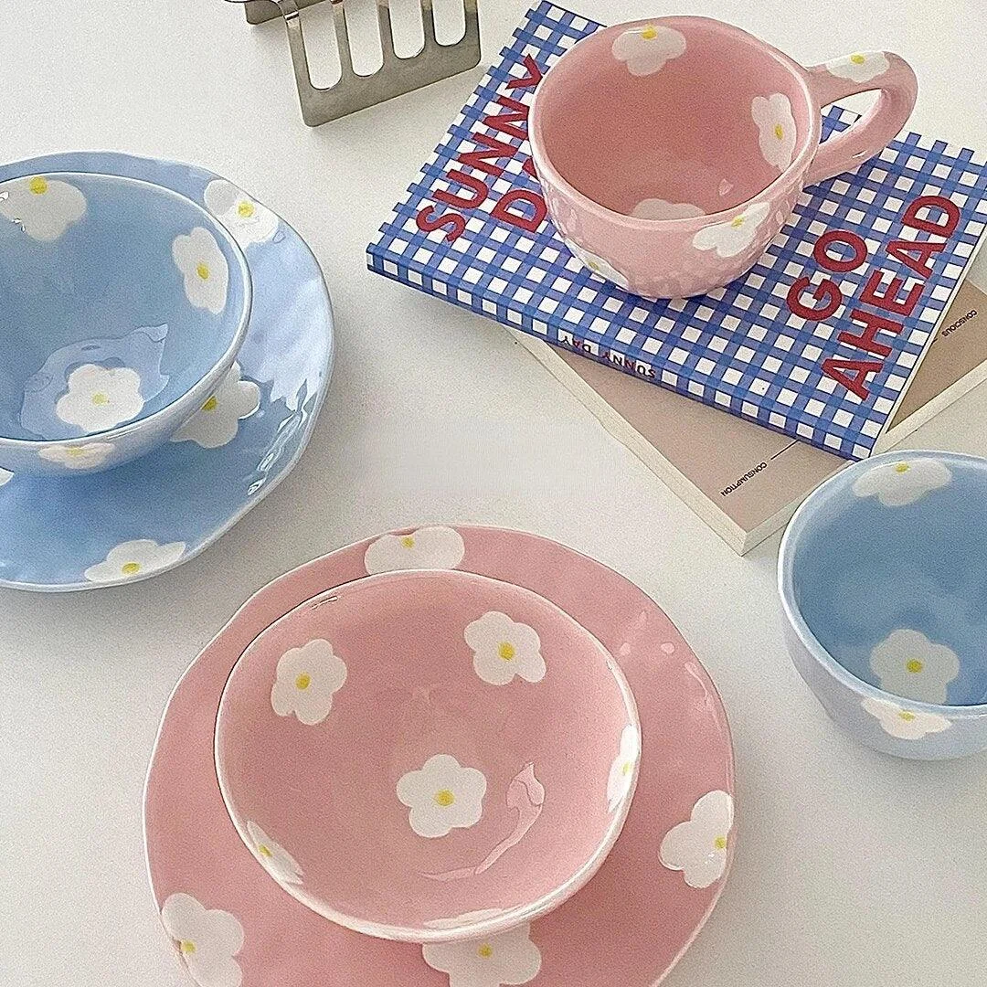 90_s_Set_Daisy_Teacup_Set_-_-4117675 90's Set Daisy Teacup Set -