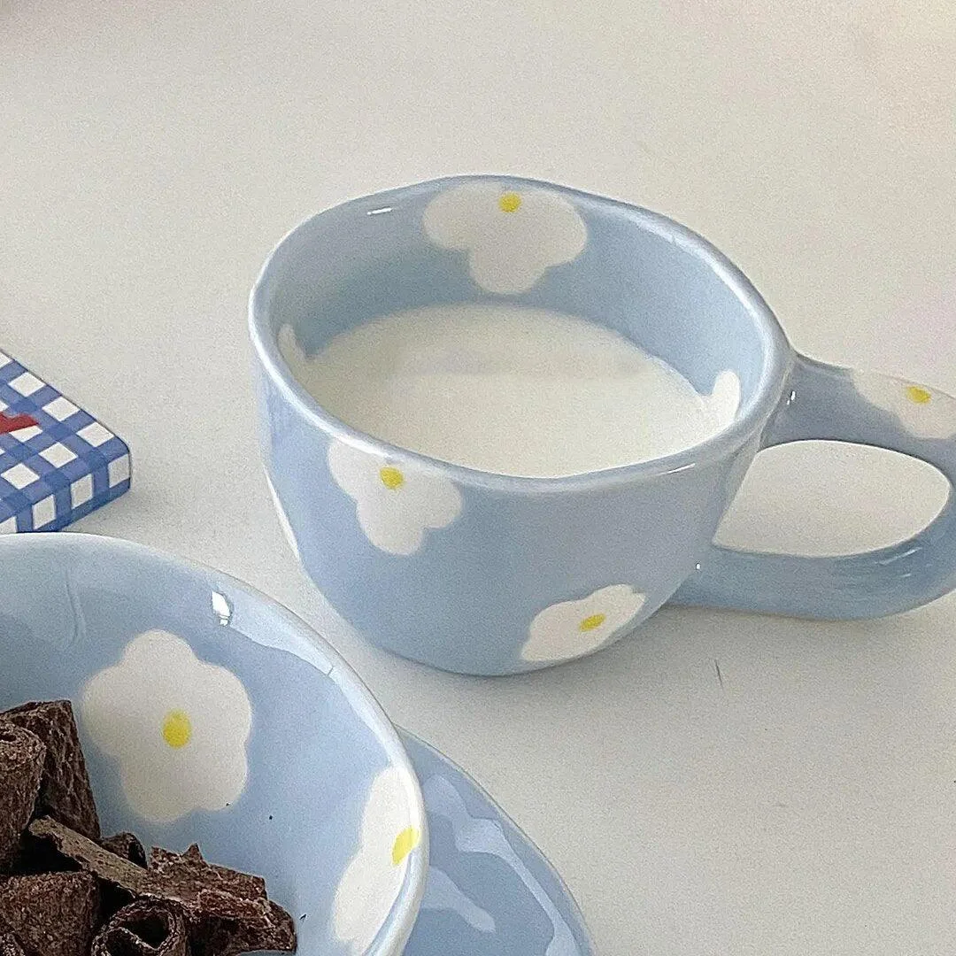 90_s_Set_Daisy_Teacup_Set_-_-4117695 90's Set Daisy Teacup Set -