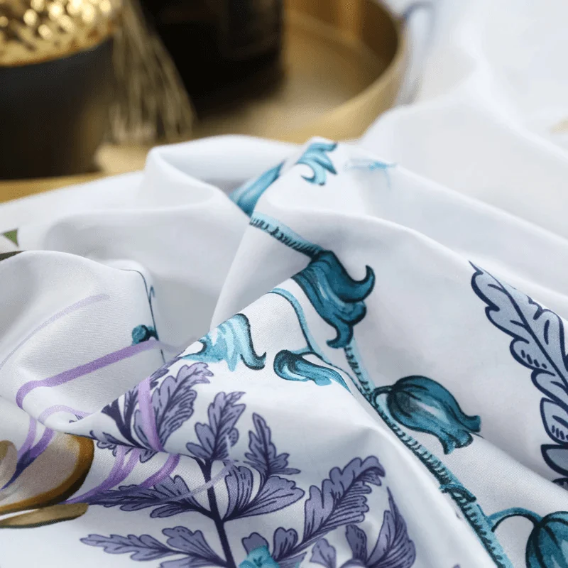 96-descript-100-egyptian-cotton-us-size-bedding-queen-king-size-4pcs-birds-and-flowers-leaf-gray-shabby-duvet-cover-bed-sheet-pillow-shams 96 Descript 100 Egyptian Cotton Us Size Bedding Queen King Size 4pcs Birds And Flowers Leaf Gray Shabby Duvet Cover Bed Sheet Pillow Shams