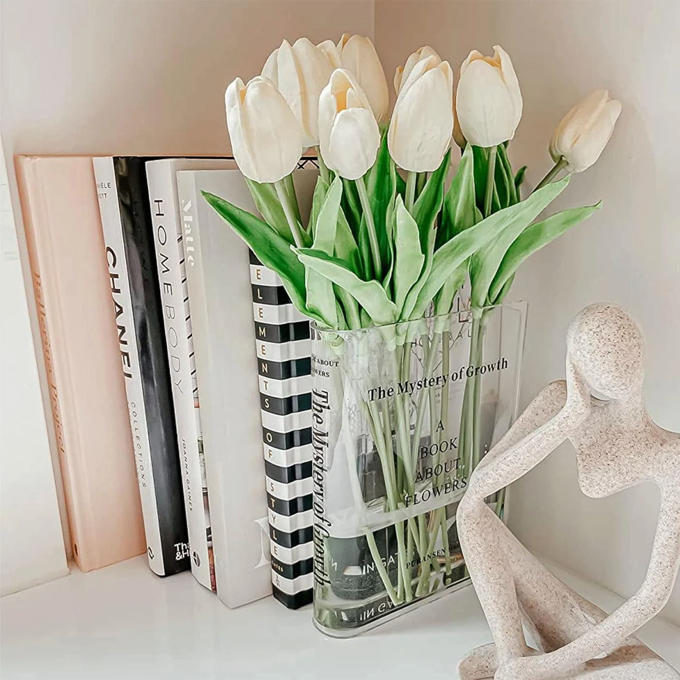 A Book About Flowers Vase -