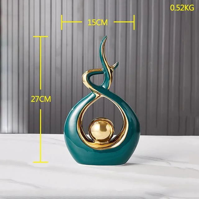 Abstract Sculpture Ceramic Statue Nodic Home Decoration Accessories Luxury Living Room Decoration Art Figurines For Interior.jpg 640x640 97b1c7f2 3f18 478f 899b B5b635683566