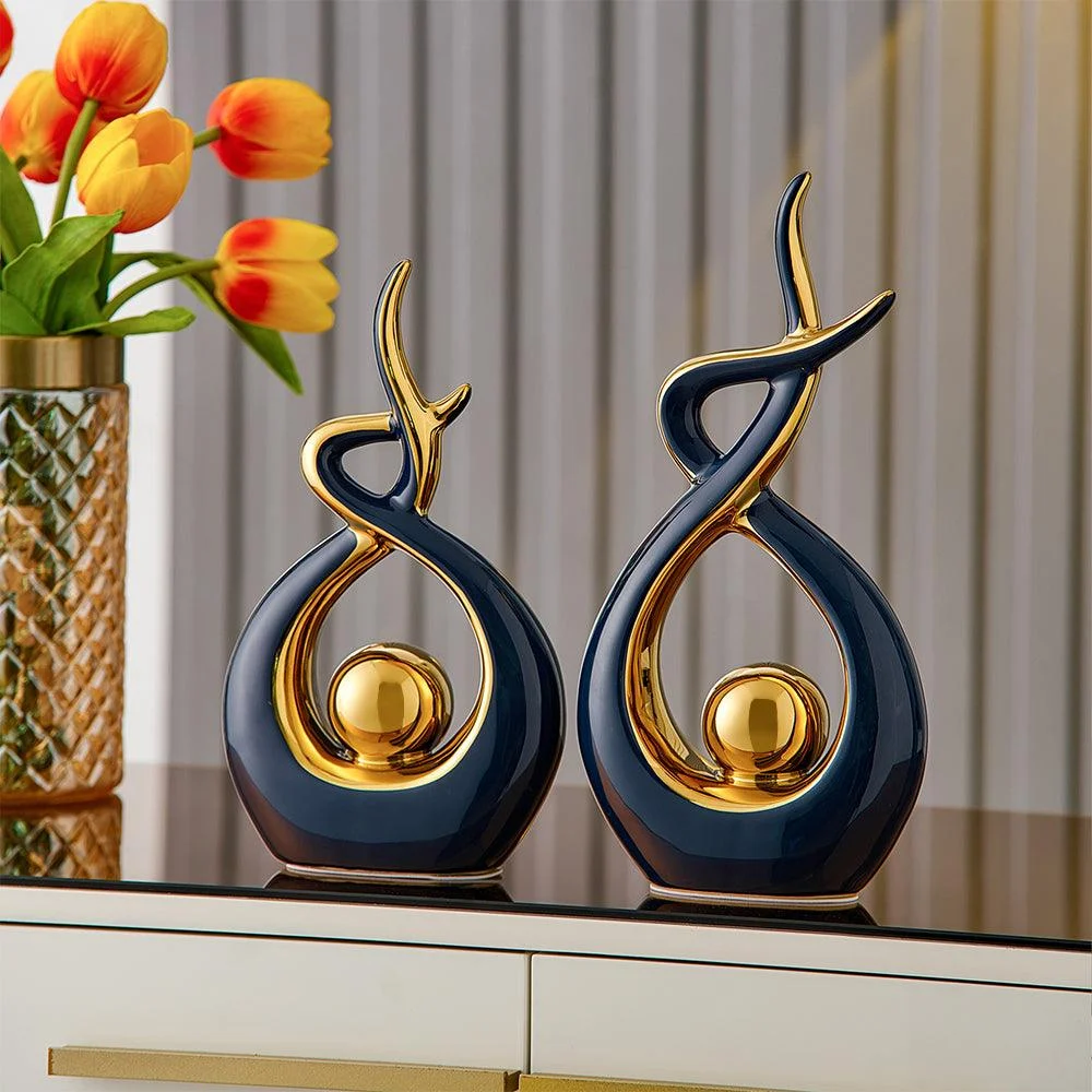 Abstract Sculpture Ceramic Statue Nodic Home Decoration Accessories Luxury Living Room Decoration Art Figurines For Interior A87cb638 E8ab 4c44 89b6 38b59372d04b