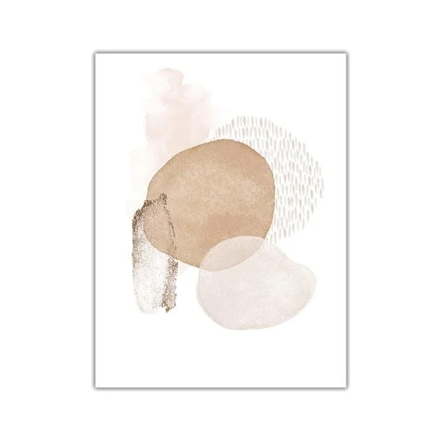 Abstract Boho Canvas Art -
