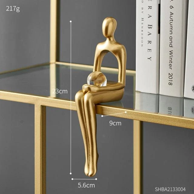 Abstract Bookshelf Decor Figurines - - #tag1#