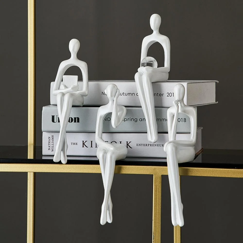 Abstract Bookshelf Decor Figurines -  - #tag1#