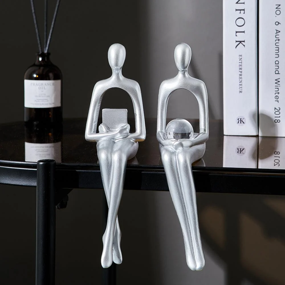 Abstract Bookshelf Decor Figurines -  - #tag1#