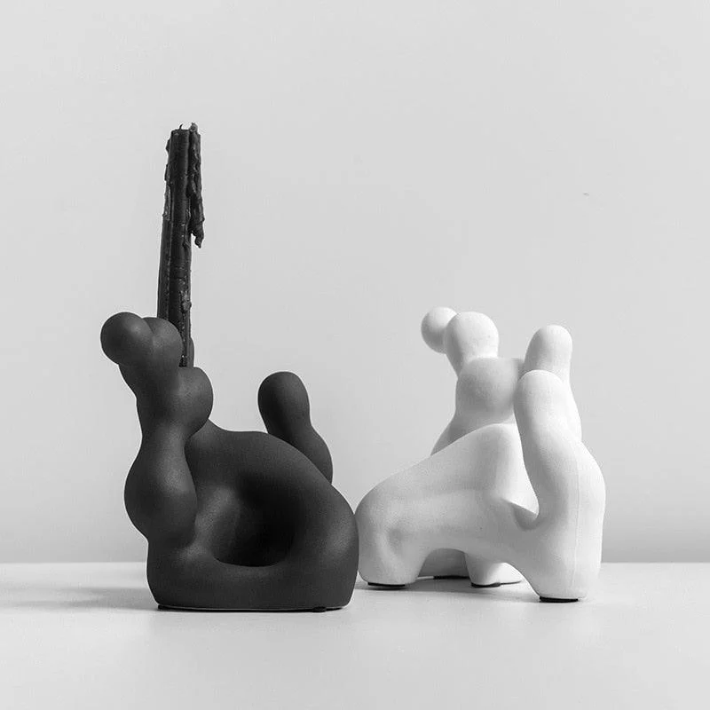 Abstract_Ceramic_Candle_Holders_-_-4118026 Abstract Ceramic Candle Holders -