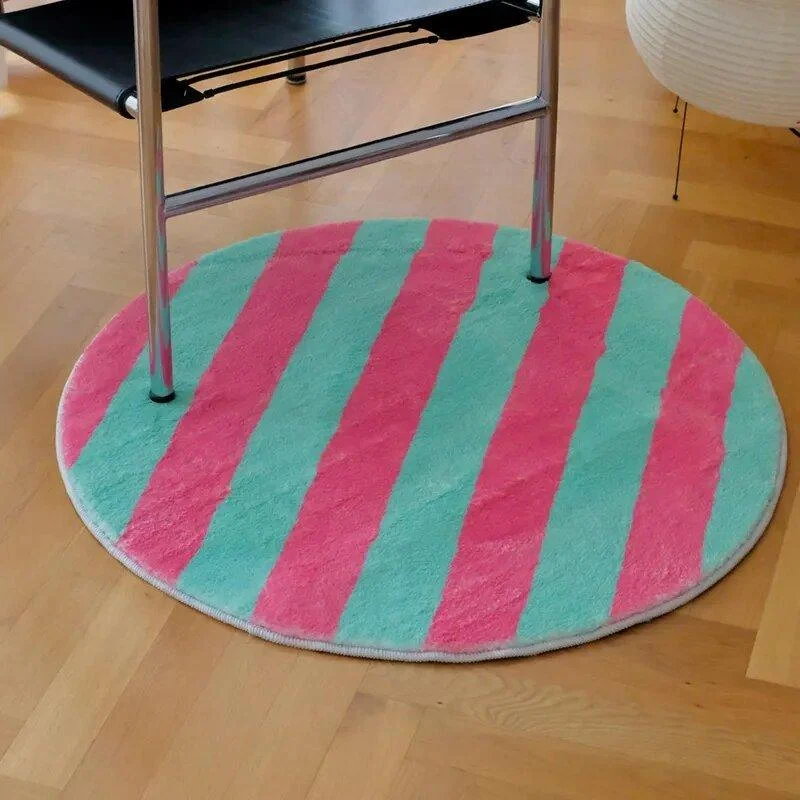 Abstract_Chequerboard_Design_Circular_Rug_-_-_tag1_-4126049 Abstract Chequerboard Design Circular Rug - - #tag1#