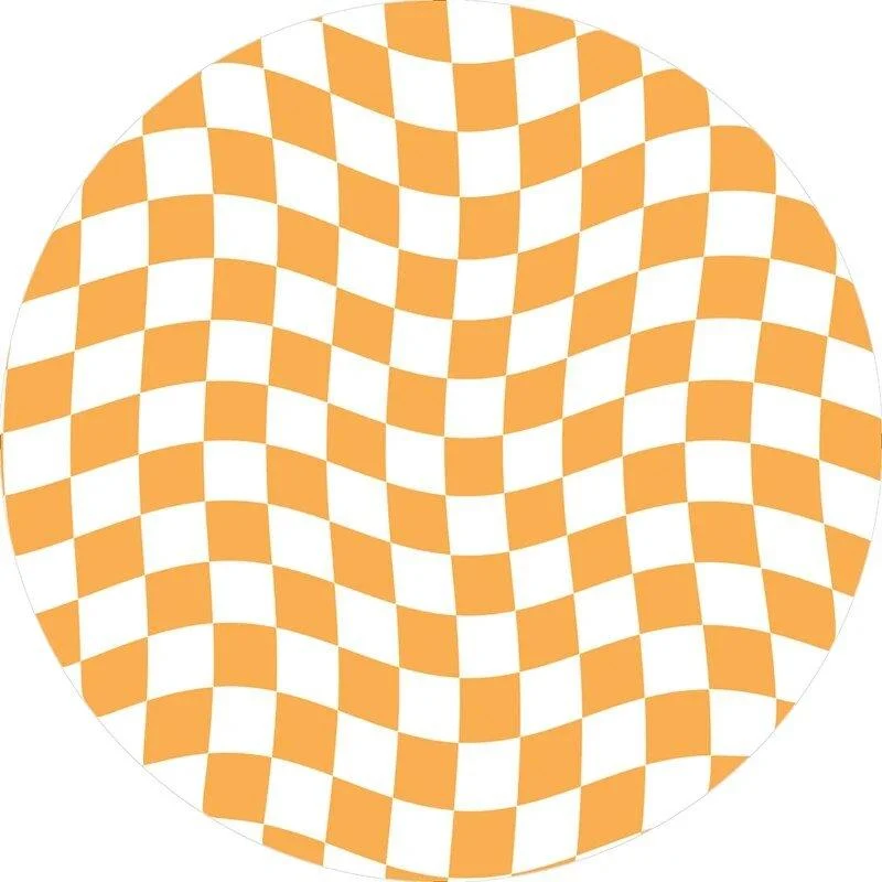 Abstract_Chequerboard_Design_Circular_Rug_-_-_tag1_-4126092 Abstract Chequerboard Design Circular Rug - - #tag1#