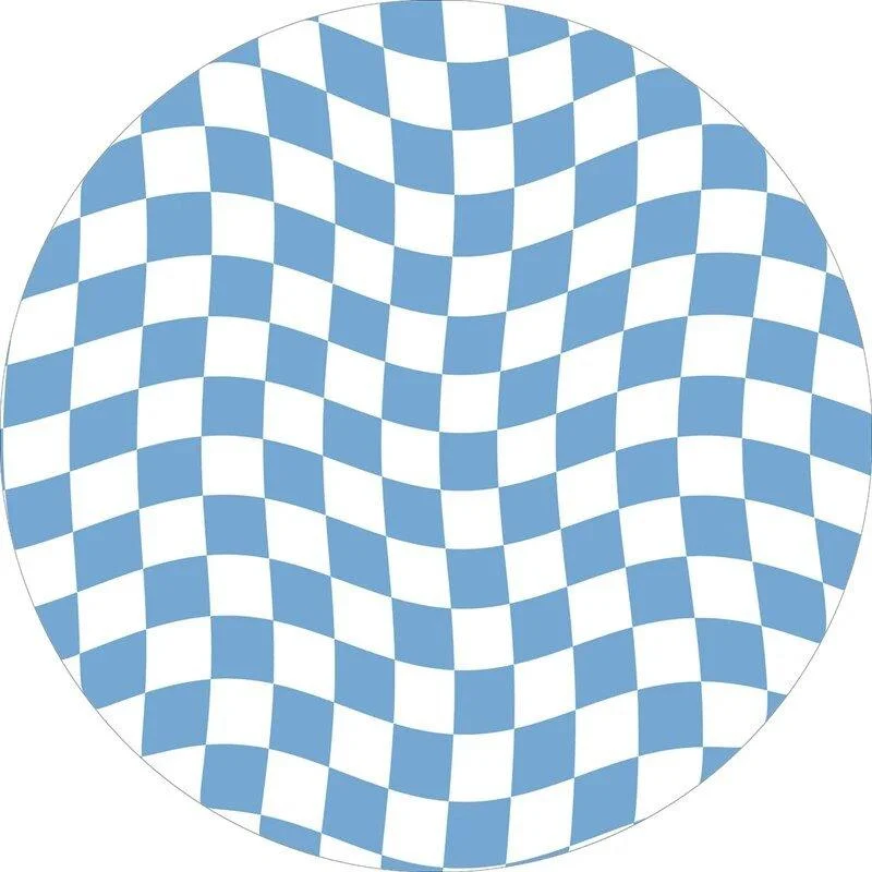 Abstract_Chequerboard_Design_Circular_Rug_-_-_tag1_-4126098 Abstract Chequerboard Design Circular Rug - - #tag1#