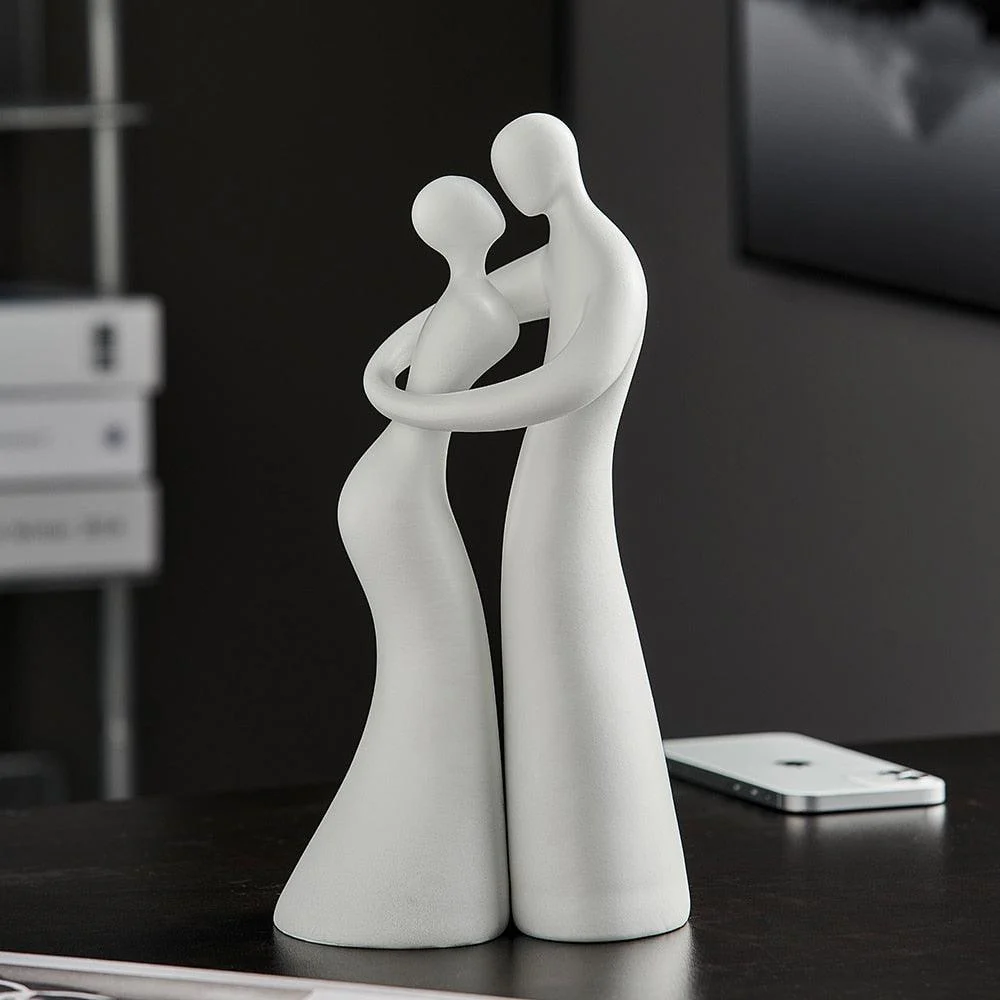 Abstract Cuddled Up Lovers -  - #tag1#