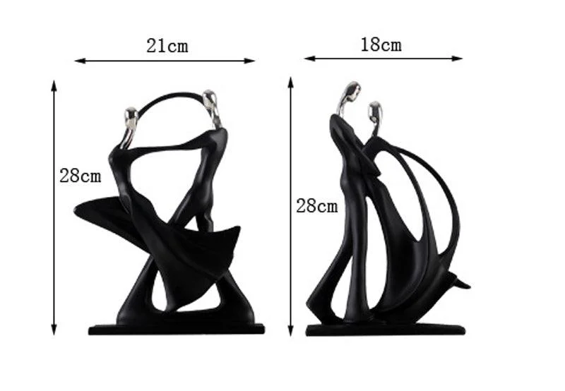 Abstract Dancing Couple -