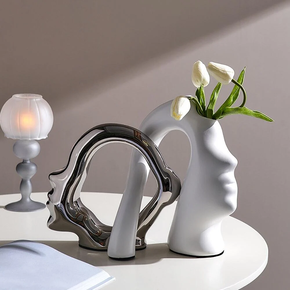 Abstract Decorative Flower Vase -