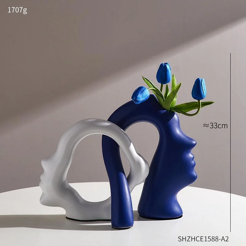 Abstract Decorative Flower Vase -