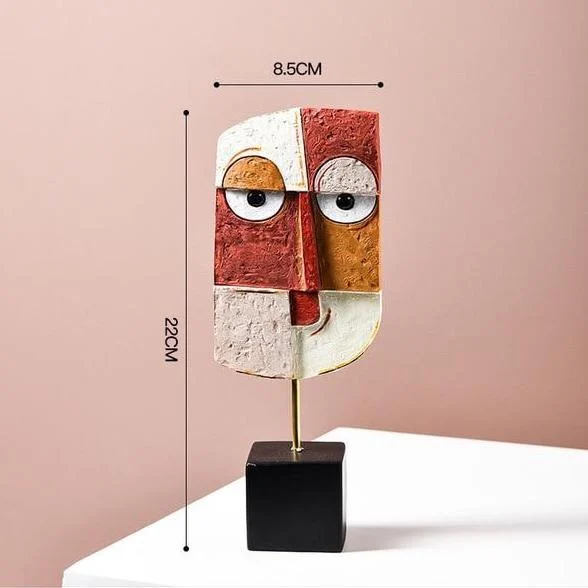 Abstract Face Art Sculpture - - #tag1#