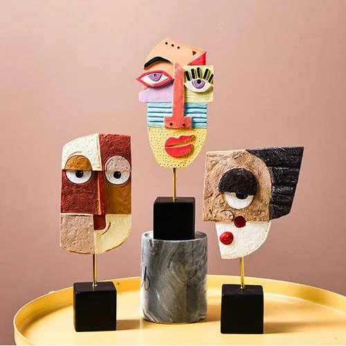 Abstract Face Art Sculpture -  - #tag1#