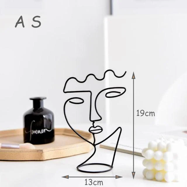 Abstract Face Ornament Decor - - #tag1#