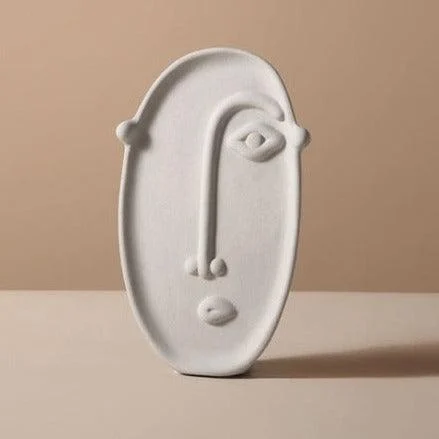 Abstract Face Vase -