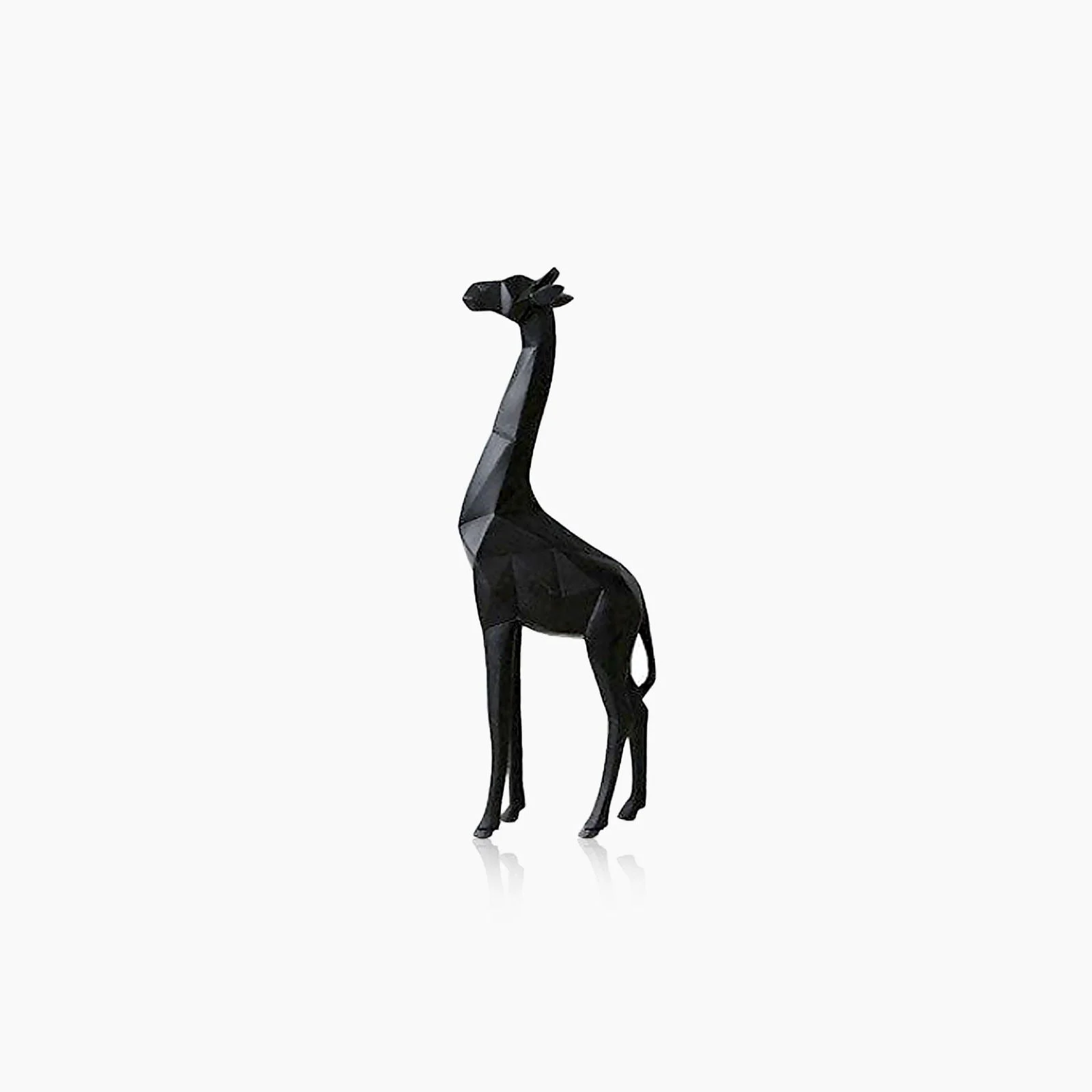 Abstract Geometric Giraffe Statue -