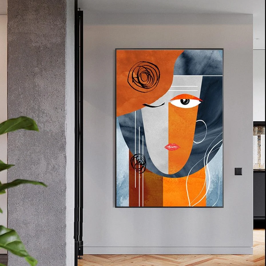 Abstract Geometric Lady -  - #tag1#