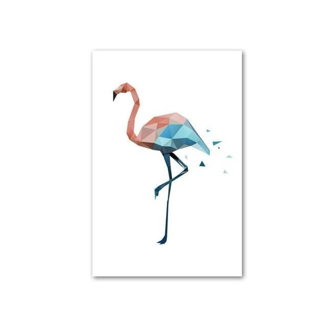 Abstract_Geometric_Pink_and_Blue_Deer_Flamingo_and_Polar_Bear_-_-_tag1_-4121126 Abstract Geometric Pink and Blue Deer Flamingo and Polar Bear - - #tag1#