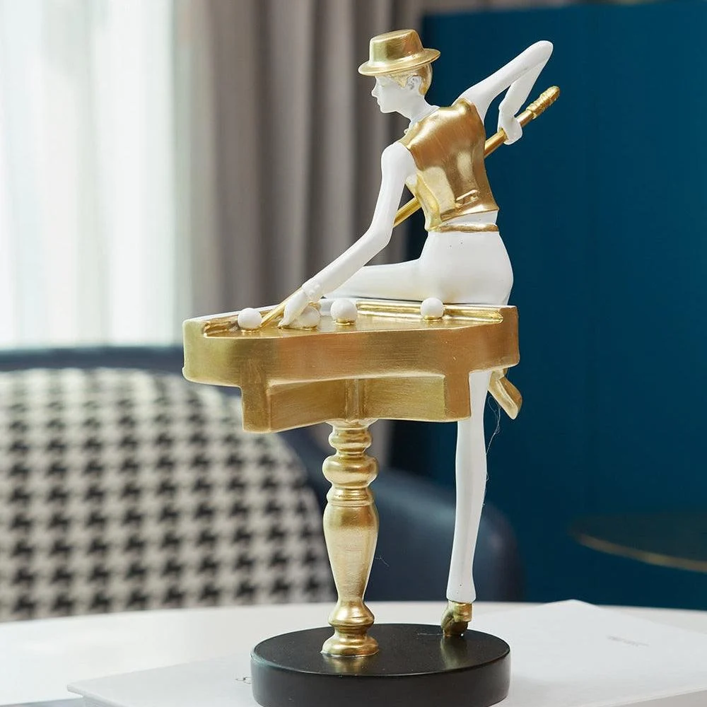 Abstract_Golden_Snooker_Player_Figurines_-_-_tag1_-4121673 Abstract Golden Snooker Player Figurines - - #tag1#