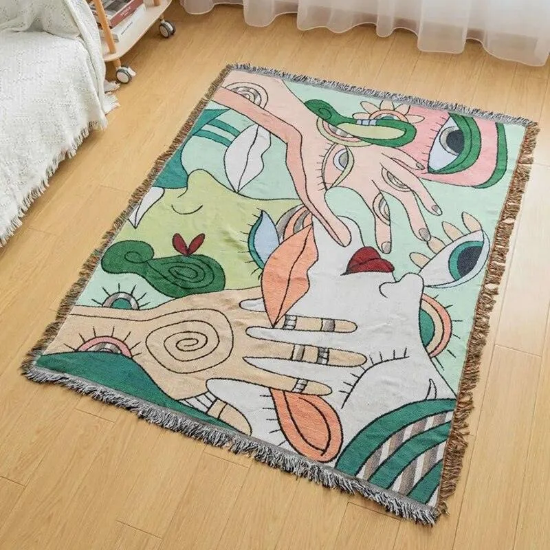 Abstract_Graphic_Art_Throw_Blanket_-_-4118795 Abstract Graphic Art Throw Blanket -