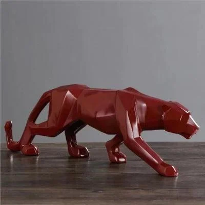 Abstract_Leopard_Statue_Modern_Wildlife_Sculpture_-_-4118917 Abstract Leopard Statue: Modern Wildlife Sculpture -