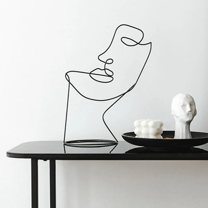 Abstract Line Art Face -  - #tag1#
