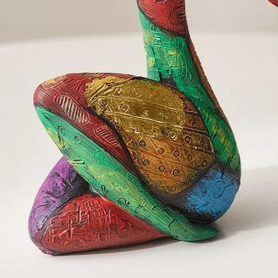 Abstract_Painted_African_Woman_Figurine_Statue_-_-4119062 Abstract Painted African Woman Figurine Statue -