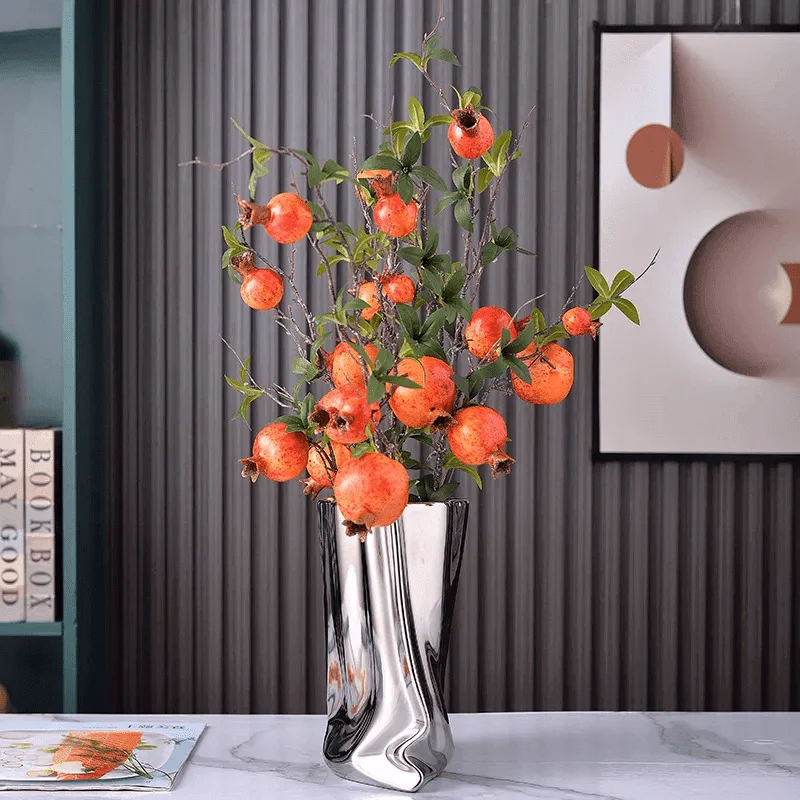 Abstract_Pleated_Texture_Ceramic_Vase_-_-_tag1_-4126886 Abstract Pleated Texture Ceramic Vase - - #tag1#