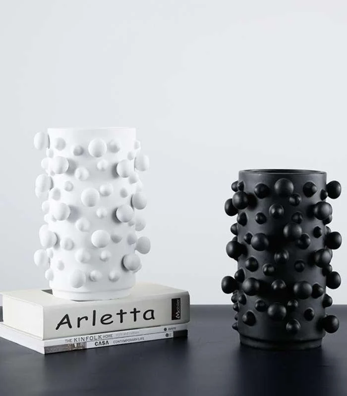 Abstract_Resin_Decorative_Tabletop_Vase_Emilia_White_-_-_tag1_-4123456 Abstract Resin Decorative Tabletop Vase Emilia White - - #tag1#
