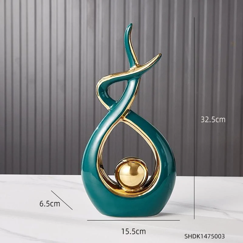 Abstract Sculpture Ceramic Home Decor -