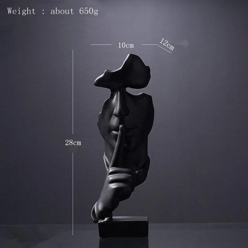 Abstract_Silence_Is_Golden_Statue_-_-4119186 Abstract Silence Is Golden Statue -