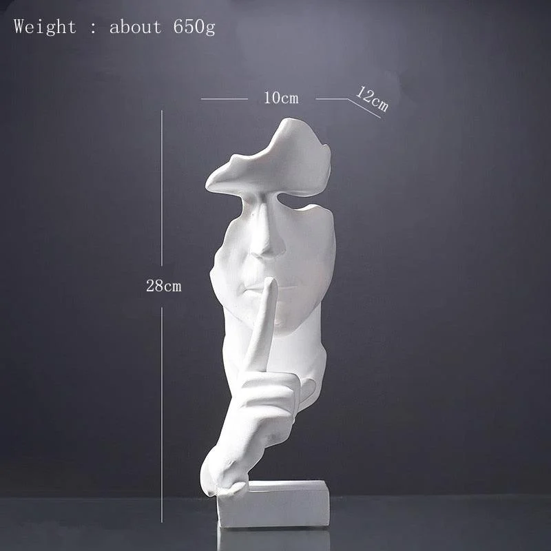 Abstract_Silence_Is_Golden_Statue_-_-4119188 Abstract Silence Is Golden Statue -
