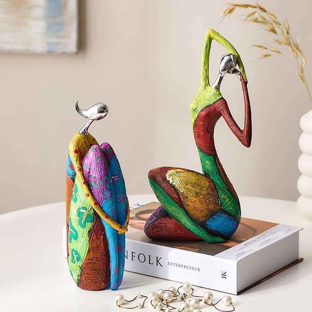 Abstract Woman Sculpture Home Decor -