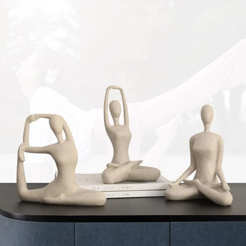 Abstract Yoga Lady Figurines -  - #tag1#