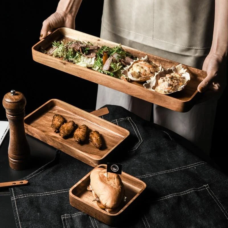 Acacia Serving Tray - - #tag1#