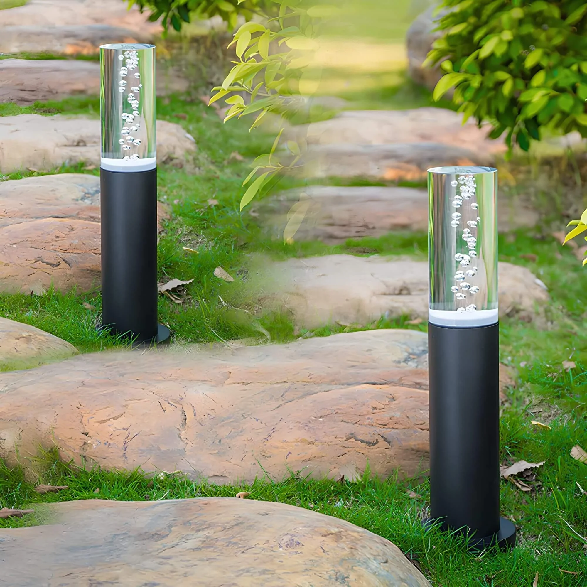 AcrylGartenleuchteLumiPatio-ModernesDesignWasserdichtLED3xlumina Acrylgartenleuchtelumipatio Modernesdesignwasserdichtled3xlumina