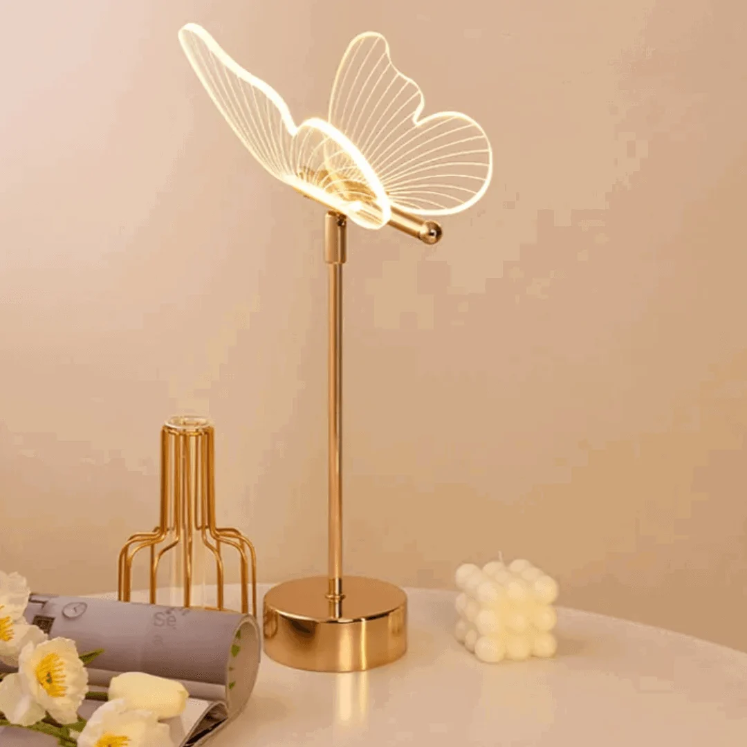 Acrylic Butterfly LED Table Lamp -