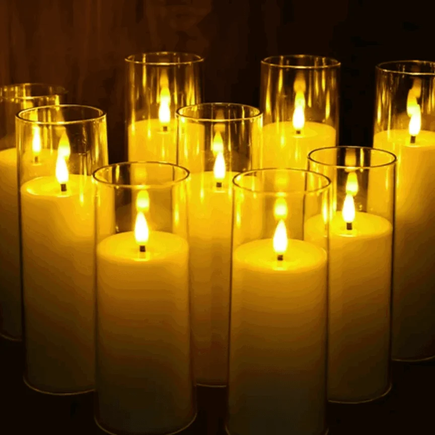 Acrylic_Candle_9-Piece_Set_-_-4119490 Acrylic Candle 9-Piece Set -