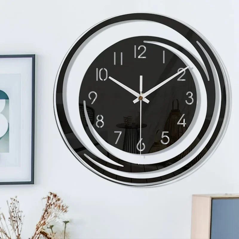 Acrylic_wall_clock_-_Scandinavian_design_-_Black_-_clock_-_-_tag1_-4128863 Acrylic wall clock - Scandinavian design - Black - clock - - #tag1#