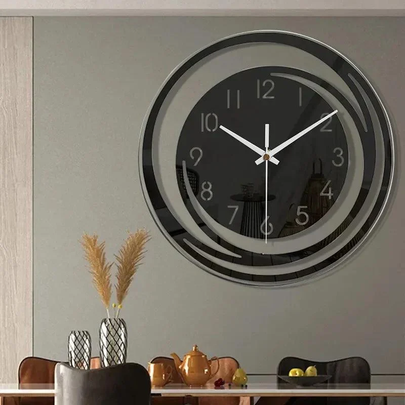 Acrylic_wall_clock_-_Scandinavian_design_-_Black_-_clock_-_-_tag1_-4128868 Acrylic wall clock - Scandinavian design - Black - clock - - #tag1#