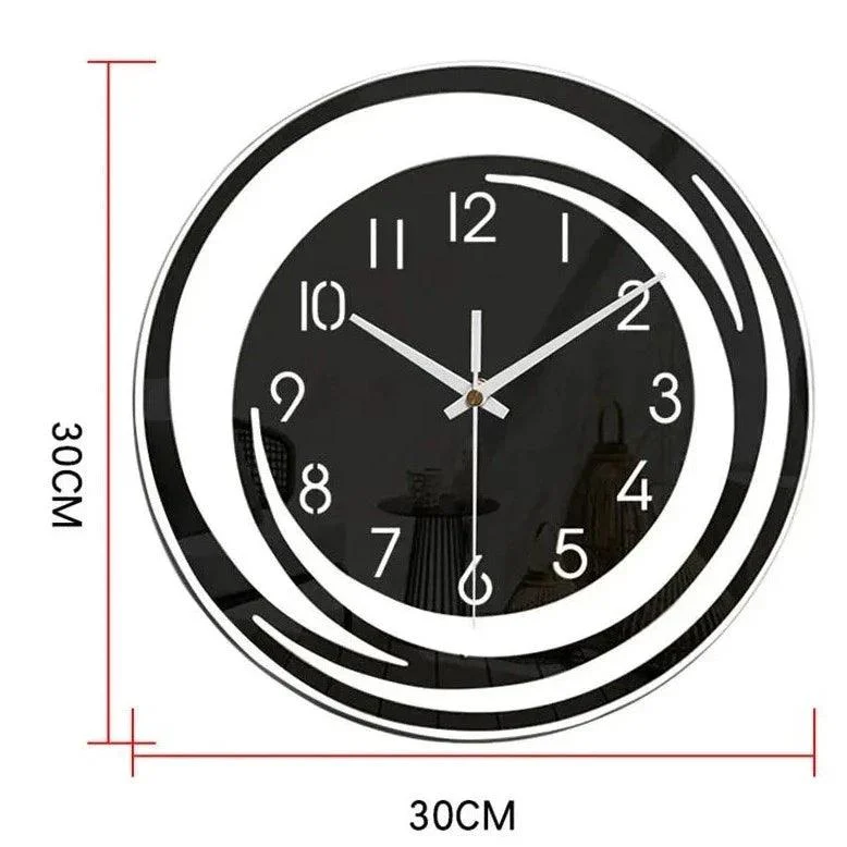 Acrylic_wall_clock_-_Scandinavian_design_-_Black_-_clock_-_-_tag1_-4128881 Acrylic wall clock - Scandinavian design - Black - clock - - #tag1#