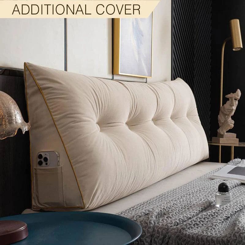 Additional Cover For Luxury Velour Wedge Pillow - - #tag1#