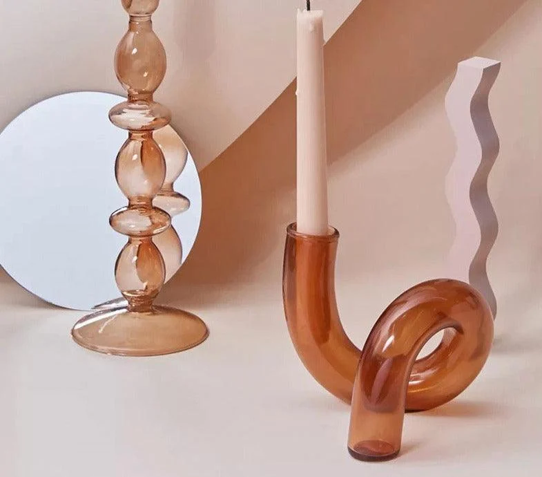 Aesthetic_Brown_Wavy_Candle_Holders_-_-4120099 Aesthetic Brown Wavy Candle Holders -