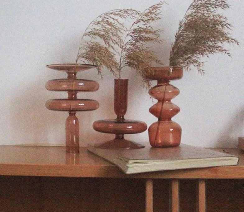 Aesthetic_Brown_Wavy_Candle_Holders_-_-4120120 Aesthetic Brown Wavy Candle Holders -