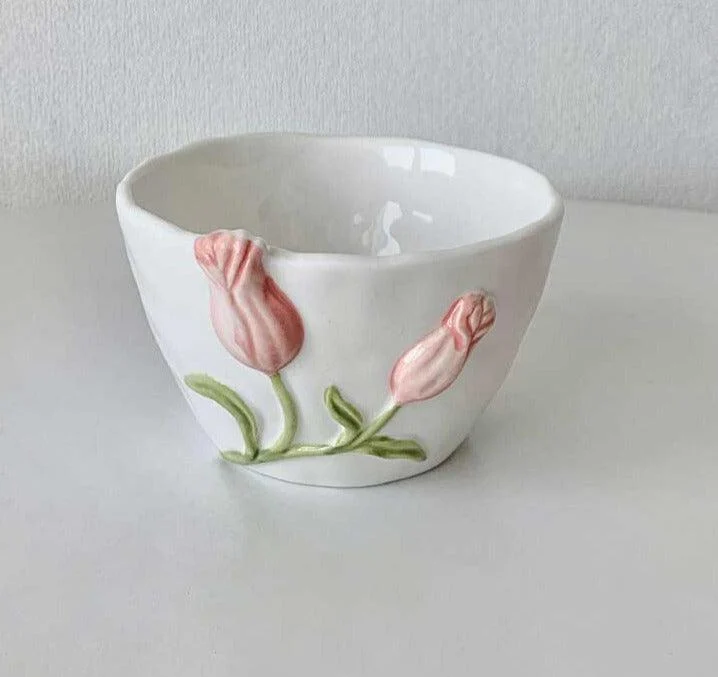 Aesthetic_Ceramic_Embossed_Tulip_Mug_Plates_-_-4120276 Aesthetic Ceramic Embossed Tulip Mug Plates -