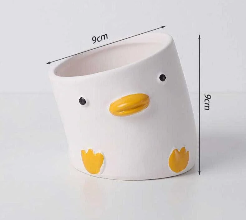 Aesthetic_Ceramic_Pig_Duck_Planter_Pot_-_-4120363 Aesthetic Ceramic Pig Duck Planter Pot -