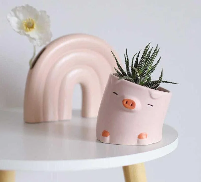 Aesthetic_Ceramic_Pig_Duck_Planter_Pot_-_-4120369 Aesthetic Ceramic Pig Duck Planter Pot -